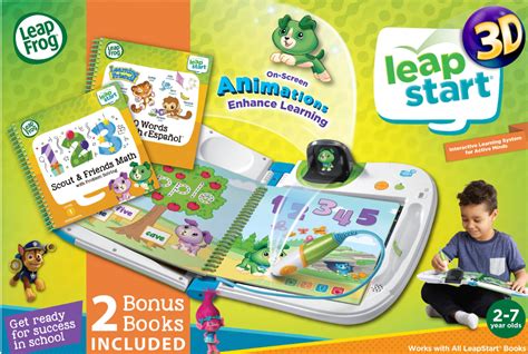 NEW LeapStart 3D takes the interactivity of the LeapStart learning system and adds a 3D-like screen to play animations as kids learn Touch the stylus to the. . Leapfrog 3d books